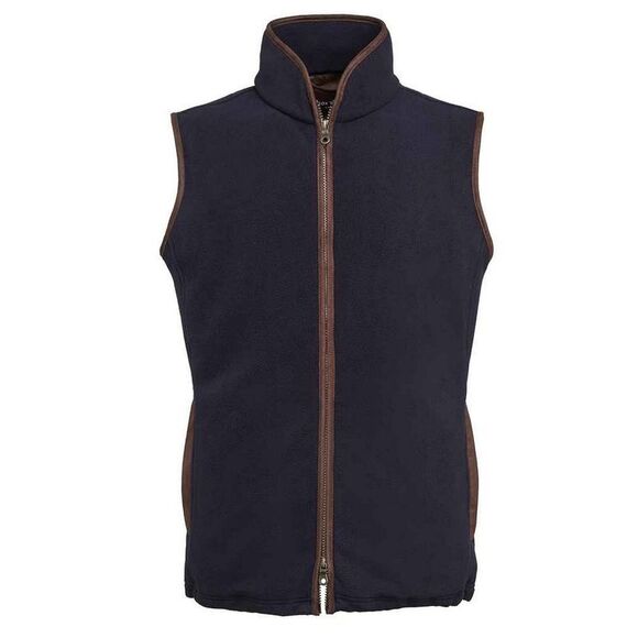 Brook Taverner Unisex Adult Cincinatti Fleece Vest / Navy